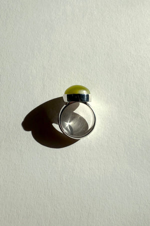 Green Cat's Eye Ring