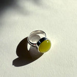 Green Cat's Eye Ring